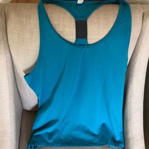 Under Armour Racerback Semi Fitted Mesh Top Large